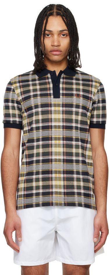 Поло тениска Fred Perry Fred Perry Madras Check Polo Shirt Многоцветен | M9865, 0