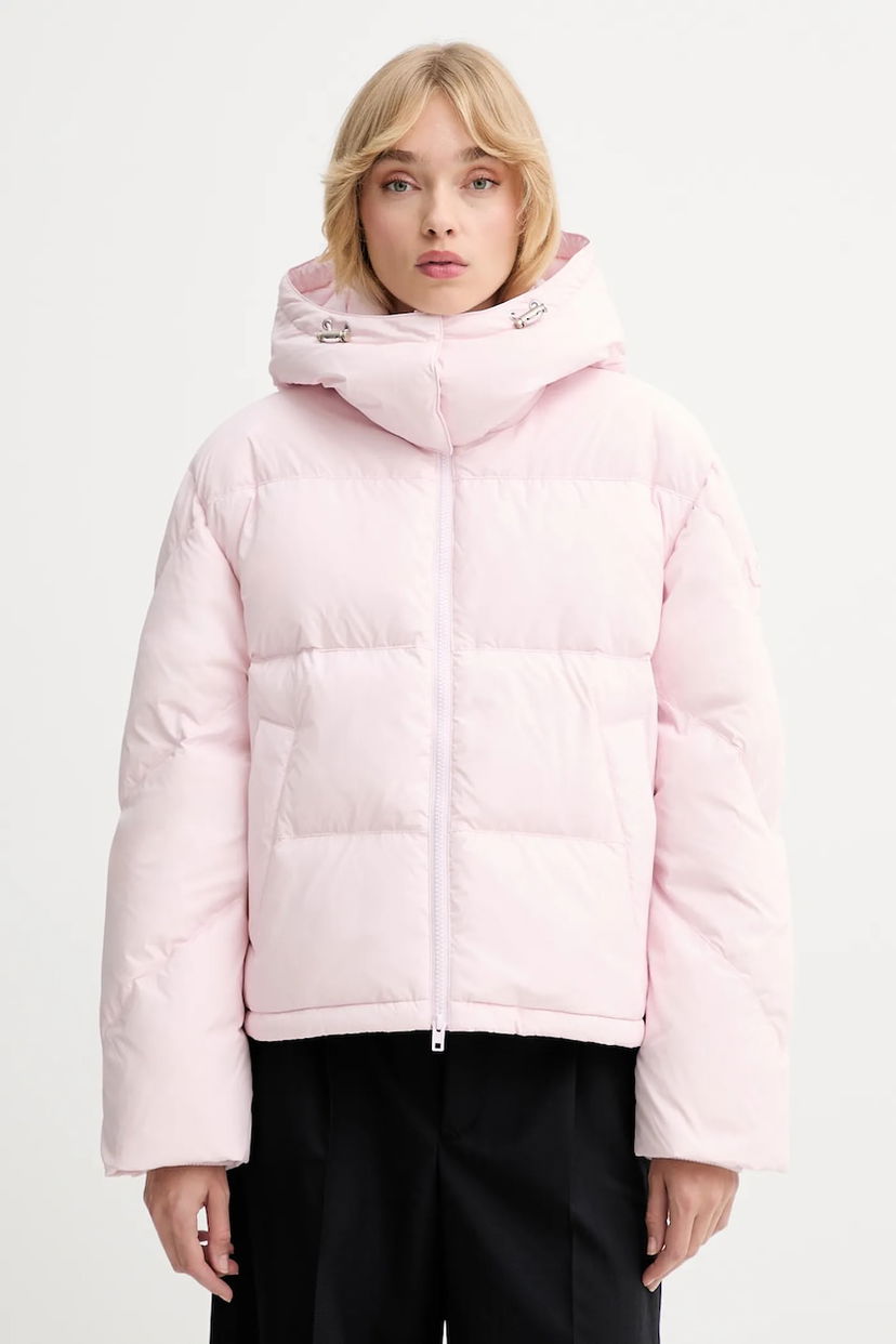 Пухо яке KENZO Kenzo Hooded Puffer Jacket Розово | FF62OU1449NS