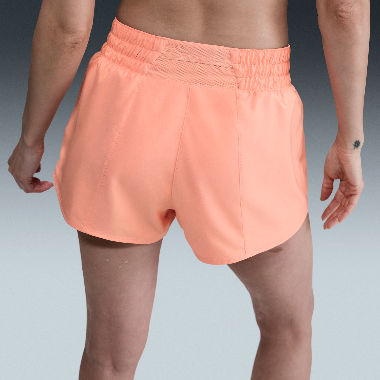 Къси панталони Nike Dri-FIT One Mid-Rise 3" Shorts with Liner Оранжево
 | DX6010-844, 1