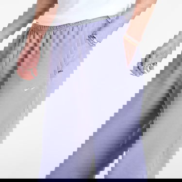 Спортни панталони Nike Solo Swoosh Fleece Open-Hem Sweatpants Лилаво | HV1090-506, 4