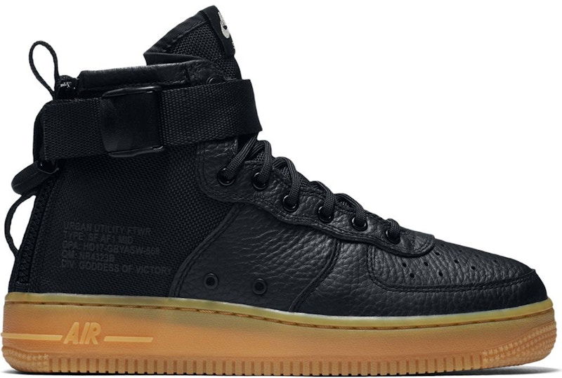 Кецове и обувки Nike SF Air Force 1 Mid Черно | AJ0424-001, 0