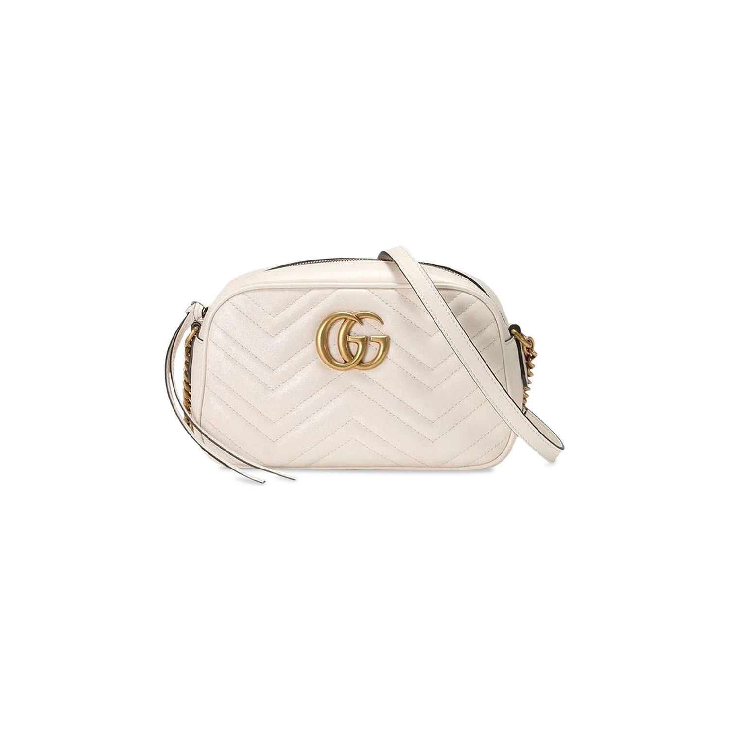 Дамска чанта Gucci Marmont Small Shoulder Bag Бяло | 447632 DTD1T 9022, 1