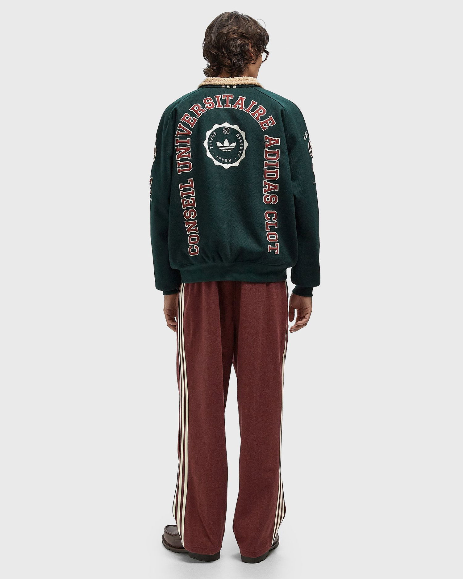 Яке бомбър adidas Originals X CLOT Patch Bomber Jacket Зелено | IK2954, 1