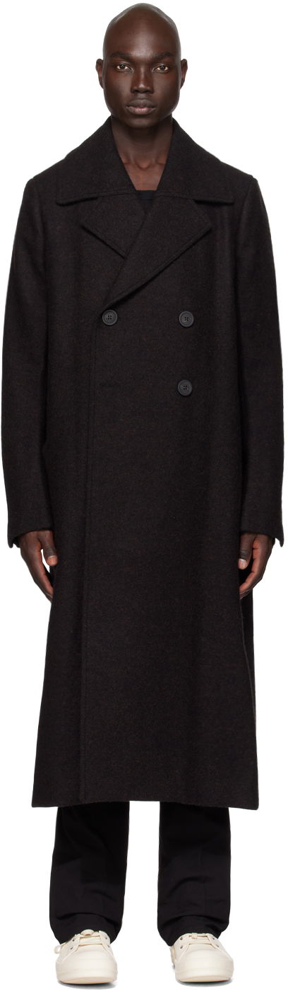 Палта Rick Owens New Bell Coat Кафяво | RL02C7954 WFM, 0