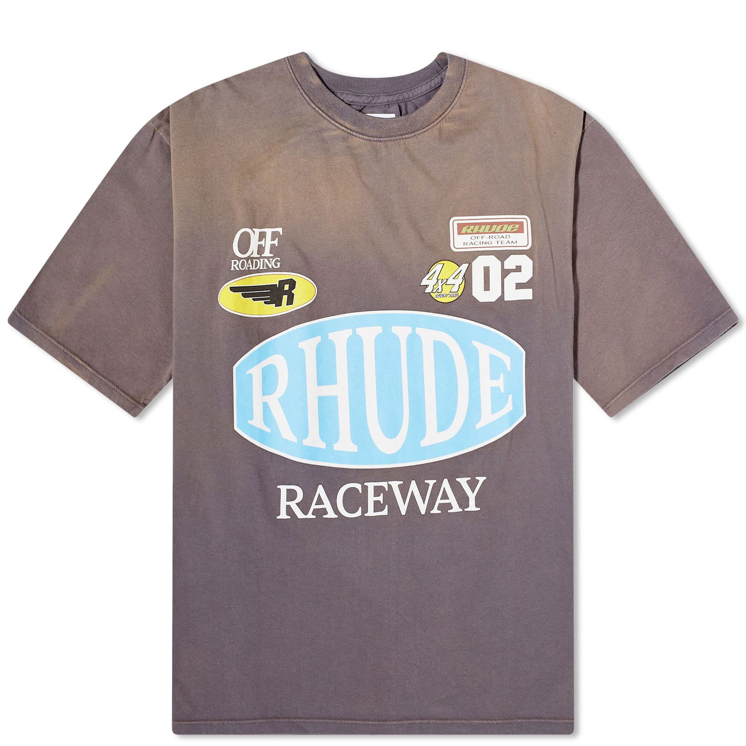 Тениска Rhude Raceway T-Shirt Сиво | RHPF23TT07012675, 0