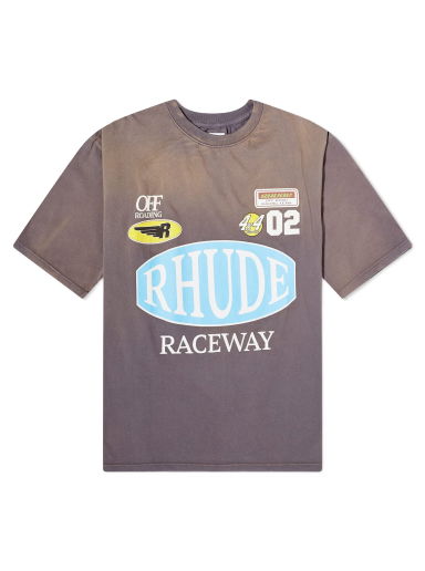 Тениска Rhude Raceway T-Shirt Сиво | RHPF23TT07012675