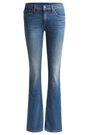 Дънки BOSS Comfort-Stretch Flared Jeans Синьо | 50531823