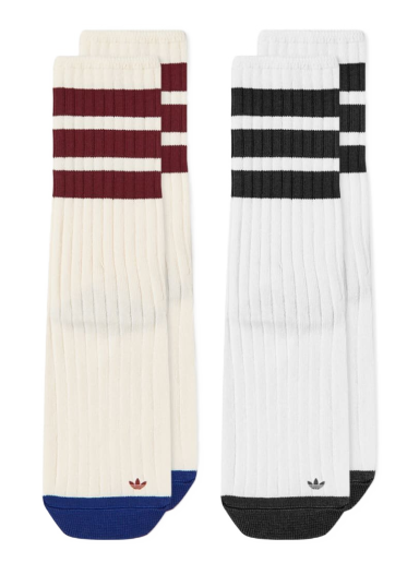 Чорапи adidas Originals Rifta Mid 2PP Socks Бяло | IB9170