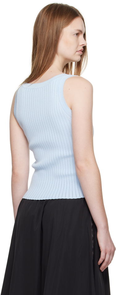 Потник KENZO Kenzo Paris Textured Tank Top Синьо | FF62TO6143CW, 2