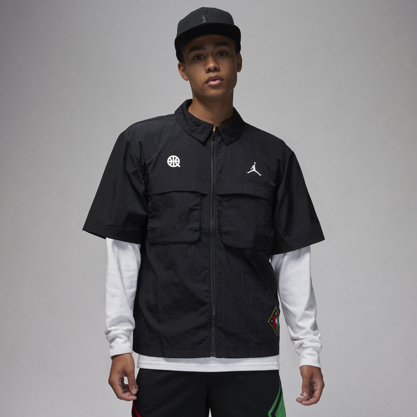 Риза Jordan Black Training Shirt Черно | FJ6989-010
