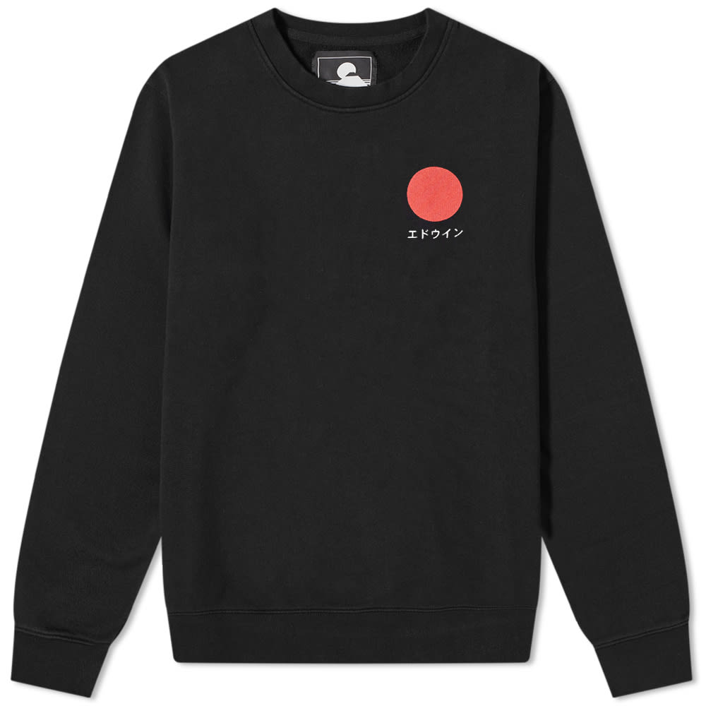 Суитчър EDWIN Japanese Sun Crew Sweat Черно | I028969-8967, 0