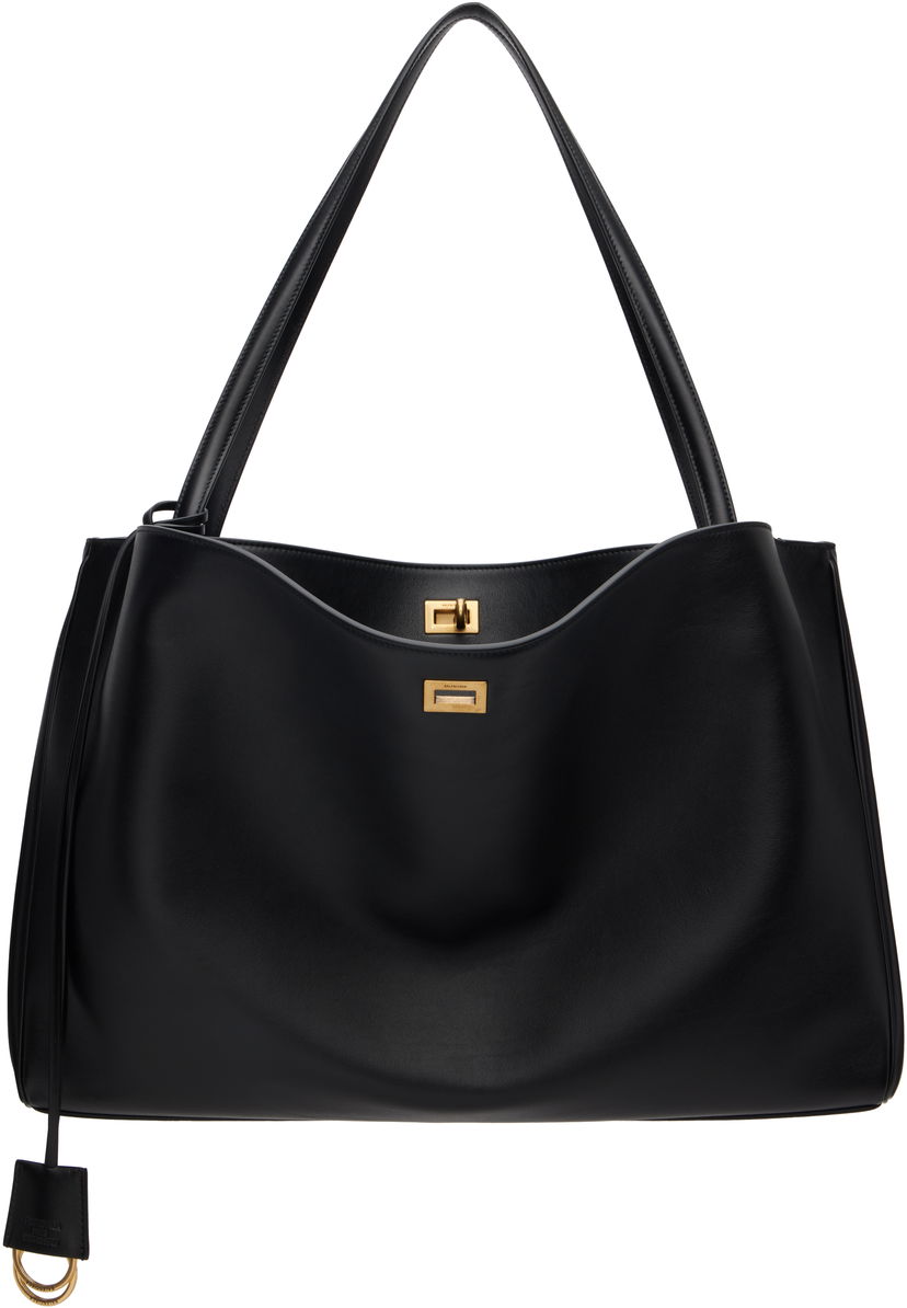 Голяма пазарска чанта Balenciaga Balenciaga Rodeo Tote Черно | 8274812AA4V