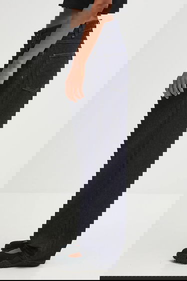 Дънки Carhartt WIP Brandon High Waist Wide Leg Jeans Тъмно синьо | I035892.102, 1