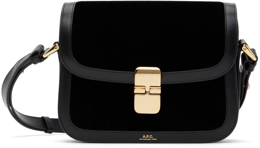 Чанта през рамо A.P.C. Grace Small Bag Черно | PXCAR-F61413