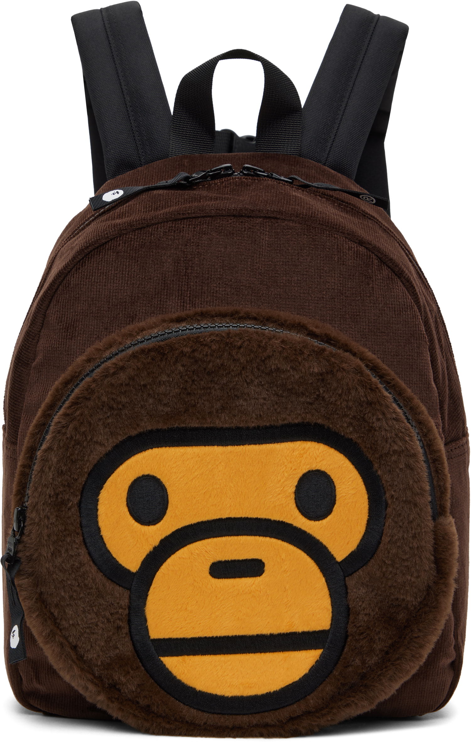 Раница BAPE Baby Milo Boa Backpack Кафяво | 002BAK803005K, 0