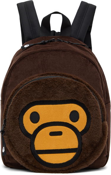Раница BAPE Baby Milo Boa Backpack Кафяво | 002BAK803005K, 0