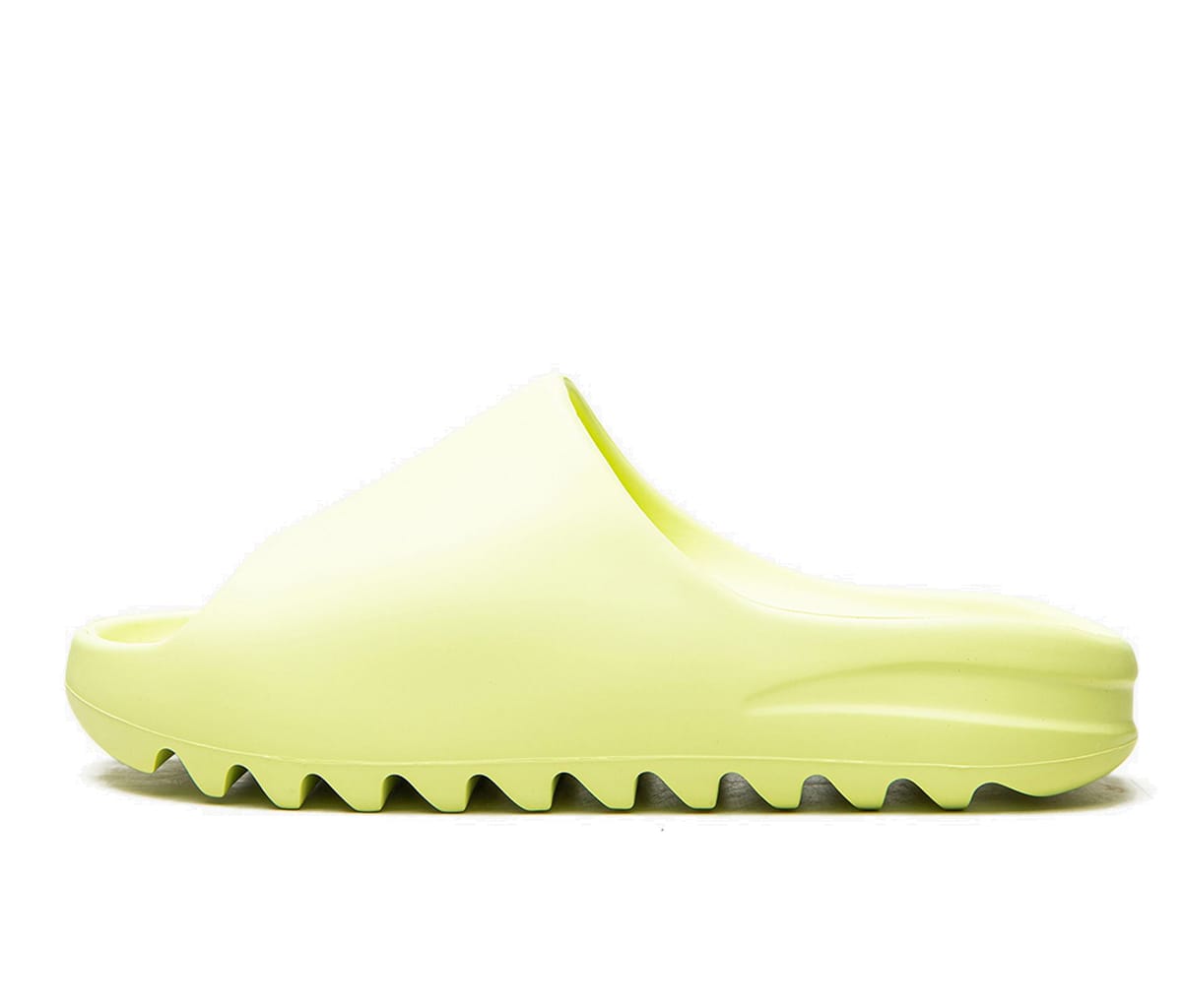 Кецове и обувки adidas Yeezy Yeezy Slide "Glow Green" Зелено | GX6138, 0
