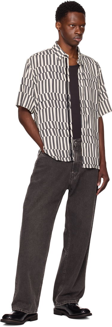 Риза rag & bone Rag & Bone Dalton Printed Short Sleeve Shirt Многоцветен | MBW25PA026LVML, 3