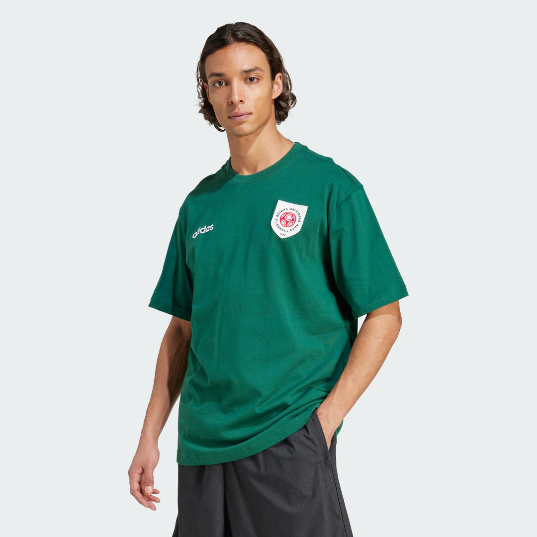 Тениска adidas Performance Football Club Graphic Tee Зелено | JX3057, 0