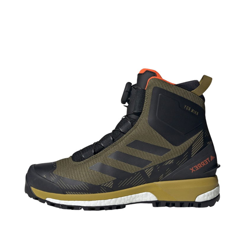 На открито adidas Performance Terrex Conrax Boa Rain.RDY Focus Olive Core Black Pulse Olive Зелено | IF4955