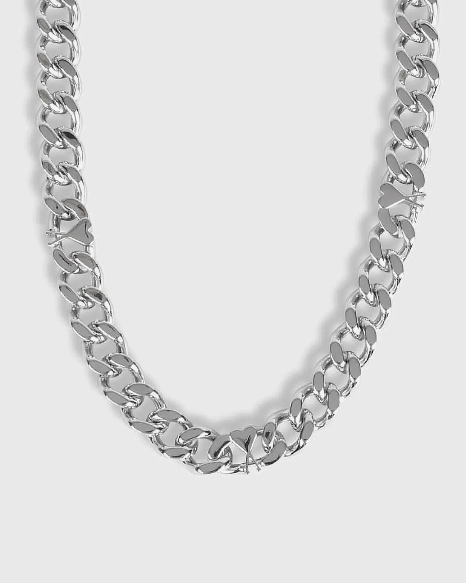 Колие AMI Chain Necklace with Heart Accent Металик | UJW928.361-900, 0