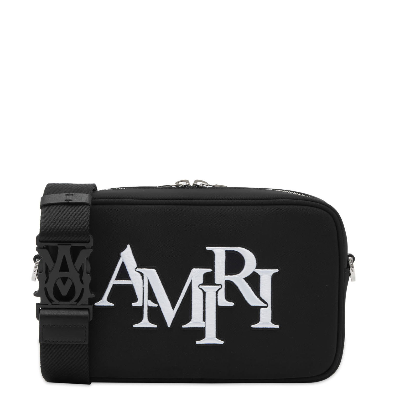 Чанта за кръста AMIRI Staggered Logo Camera Bag Черно | PS24MCC003-BLK, 0