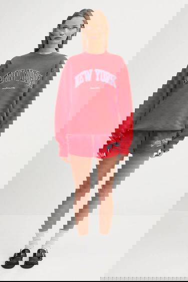 Суитчър Sporty & Rich Sporty & Rich New York Ivy Sweatshirt Червено | ST071602077RE15, 4