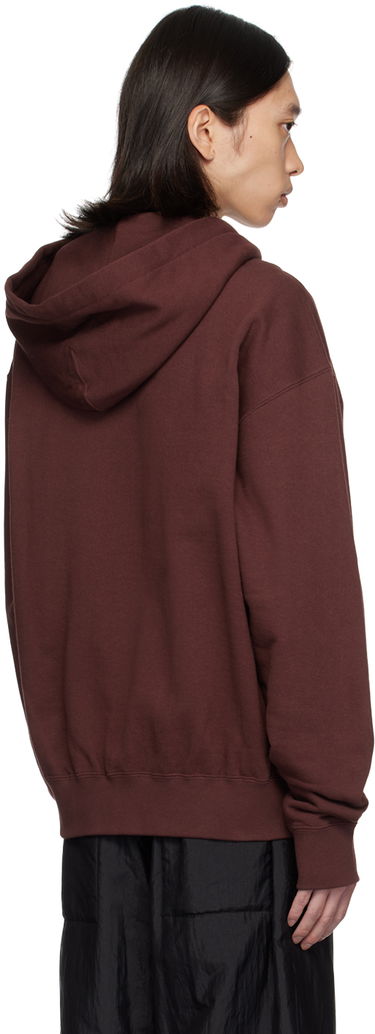 Суитчър Jil Sander Jil Sander Logo Patch Zip Hoodie Кафяво | J47HG0101_J20039, 2