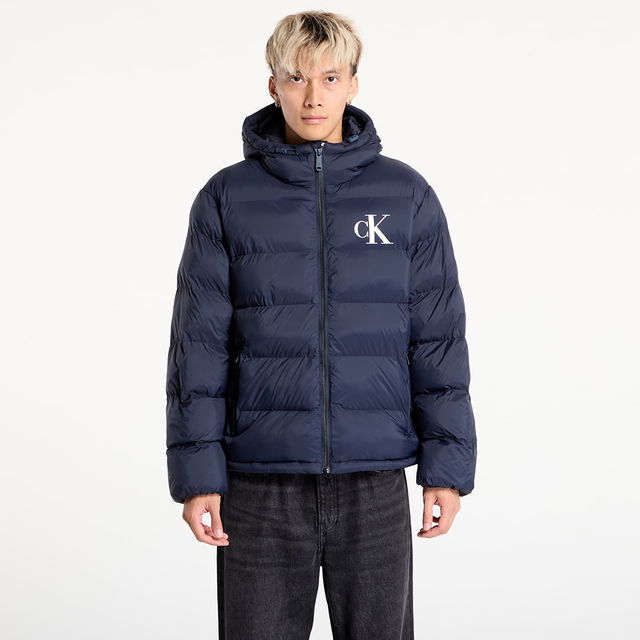 Calvin Klein Jeans Ls Nylon Monogram Puff Jacket