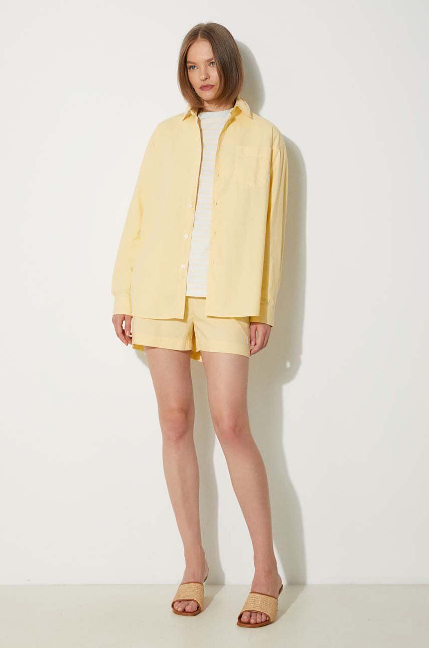 Риза Sporty & Rich Oversized Relaxed Shirt Жълто | SI006S402SA, 1
