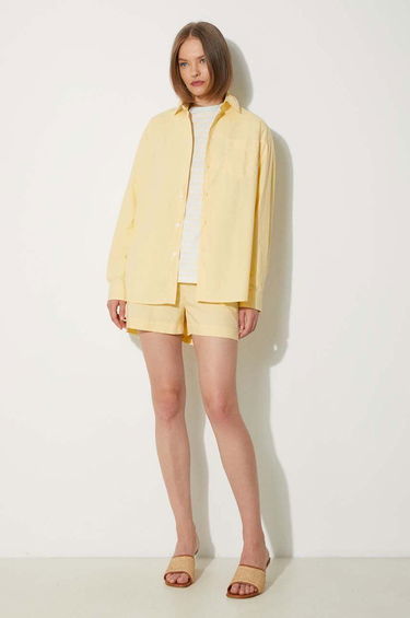 Риза Sporty & Rich Oversized Relaxed Shirt Жълто | SI006S402SA, 1