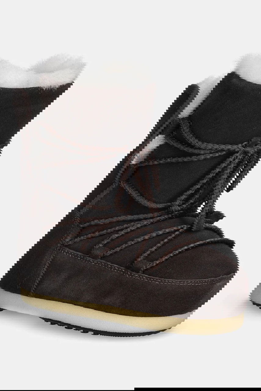 Кецове и обувки Moon Boot EVX Suede Shearling Snow Boots Кафяво | 80D1470050.M010, 0