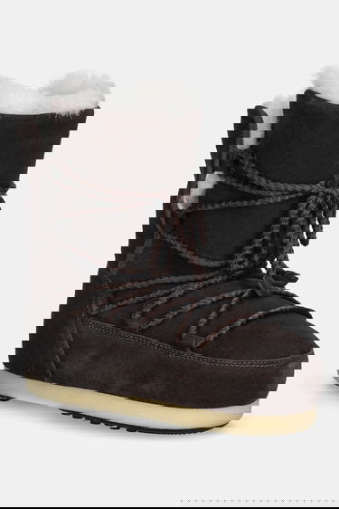 Кецове и обувки Moon Boot EVX Suede Shearling Snow Boots Кафяво | 80D1470050.M010, 0