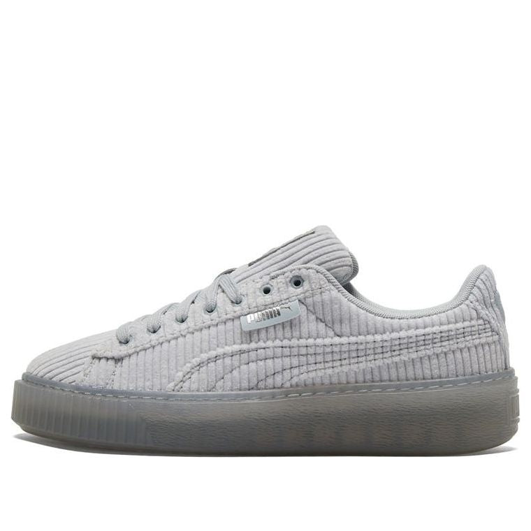 Кецове и обувки Puma Basket Platform Strap Сиво | 384232-02