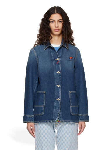 Яке KENZO Paris Boke Flower Denim Тъмно синьо | FD52DV2326B2