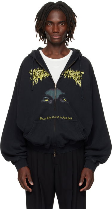Суитчър VETEMENTS Vetements Cradle of Filth 'Pandaemonaeon' Zip-Up Hoodie Черно | UCF76ZU550B, 0