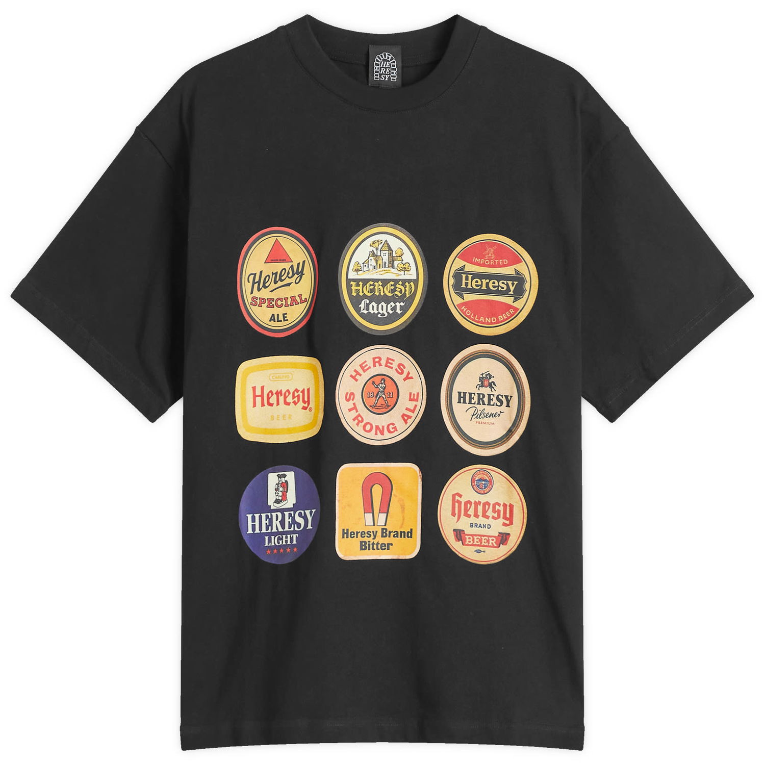 Тениска Heresy Heresy Beer Graphic T-Shirt Черно | HSS25-T07B, 1