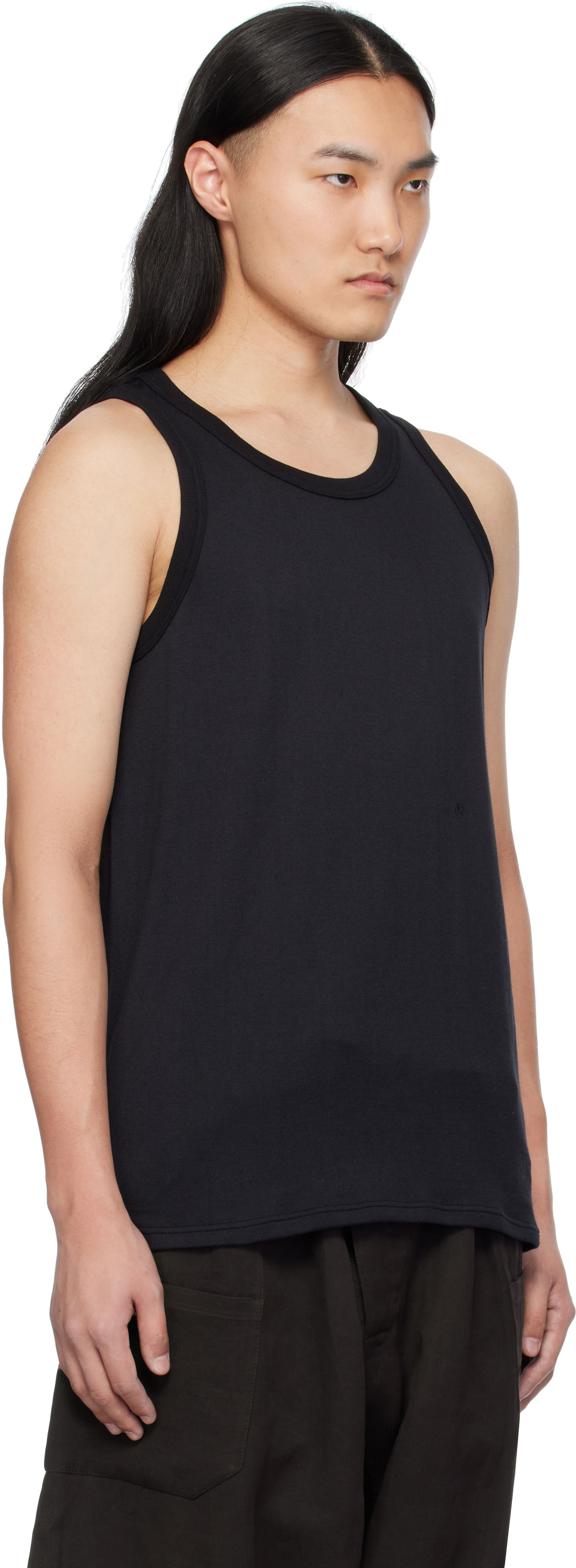 Потник NANAMICA nanamica Loopwheel COOLMAX Jersey Tank Top Черно | S25SH116U, 1