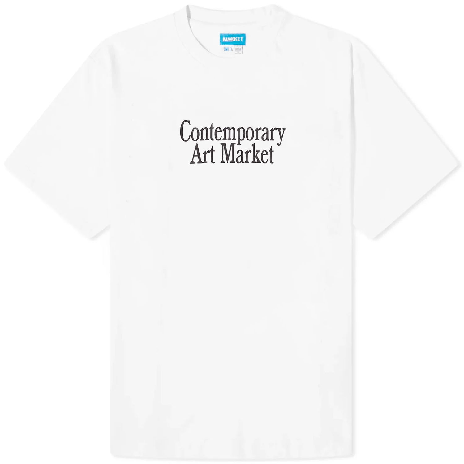 Тениска MARKET Smiley Contemporary Art T-Shirt Бяло | 399001849-WHT, 0