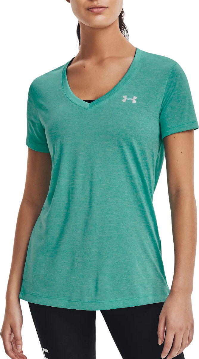 Тениска Under Armour Under Armour Tech Twist V-Neck T-Shirt Зелено | 1258568-369, 0