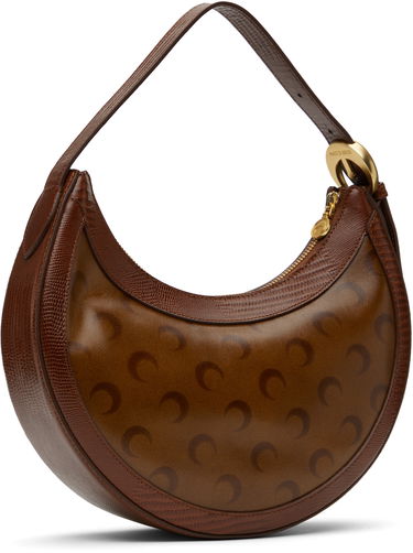 Дамска чанта Marine Serre Marine Serre Airbrushed Leather Eclips Bag Кафяво | WBA020A CLEA0053, 2