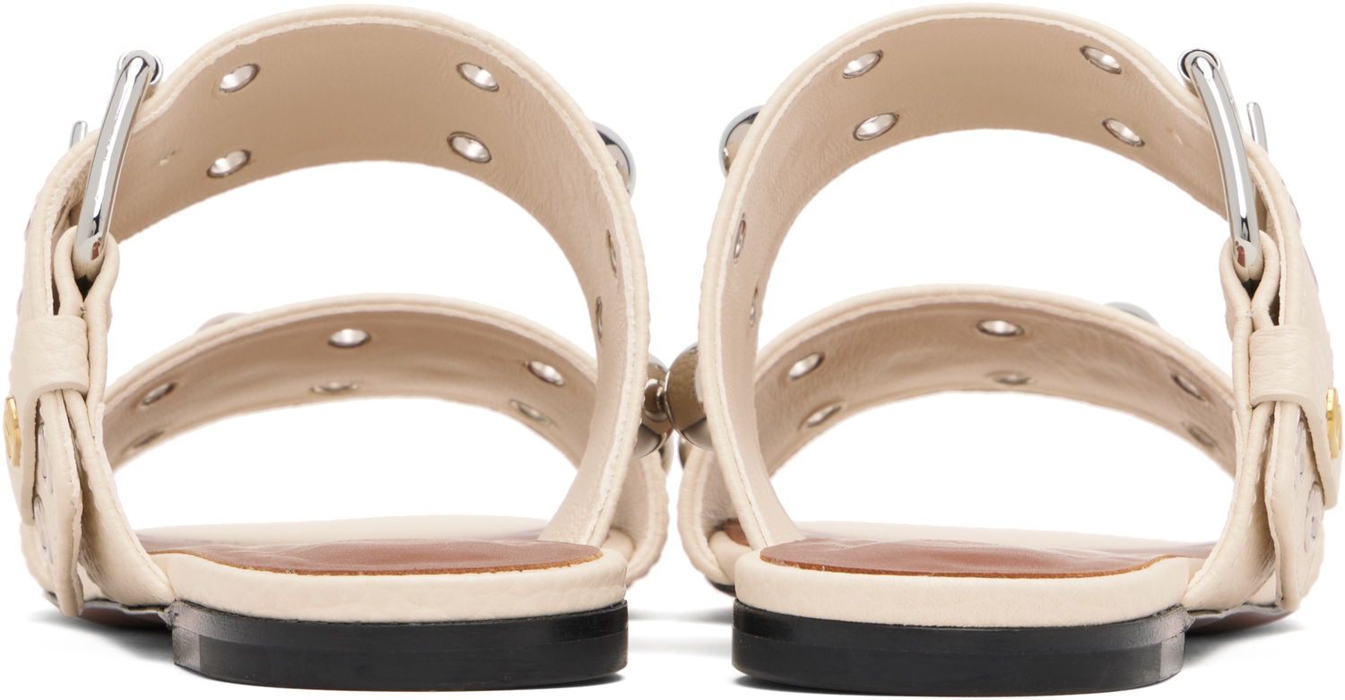 Кецове и обувки Valentino Garavani Nellcôte Studded Buckle Slide Sandals Бежово | 7W2S0MM4DKV, 1