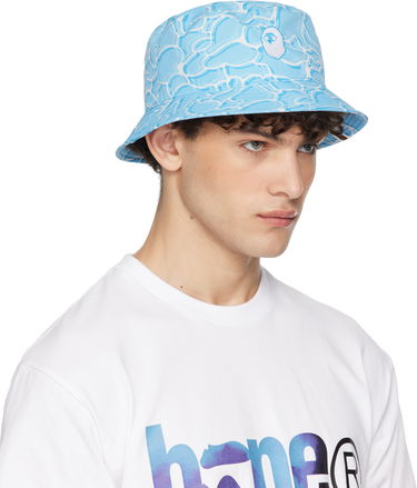 Шапка с козирка BAPE ABC Camo Logo Bucket Hat Синьо | 001HTK701005F, 1
