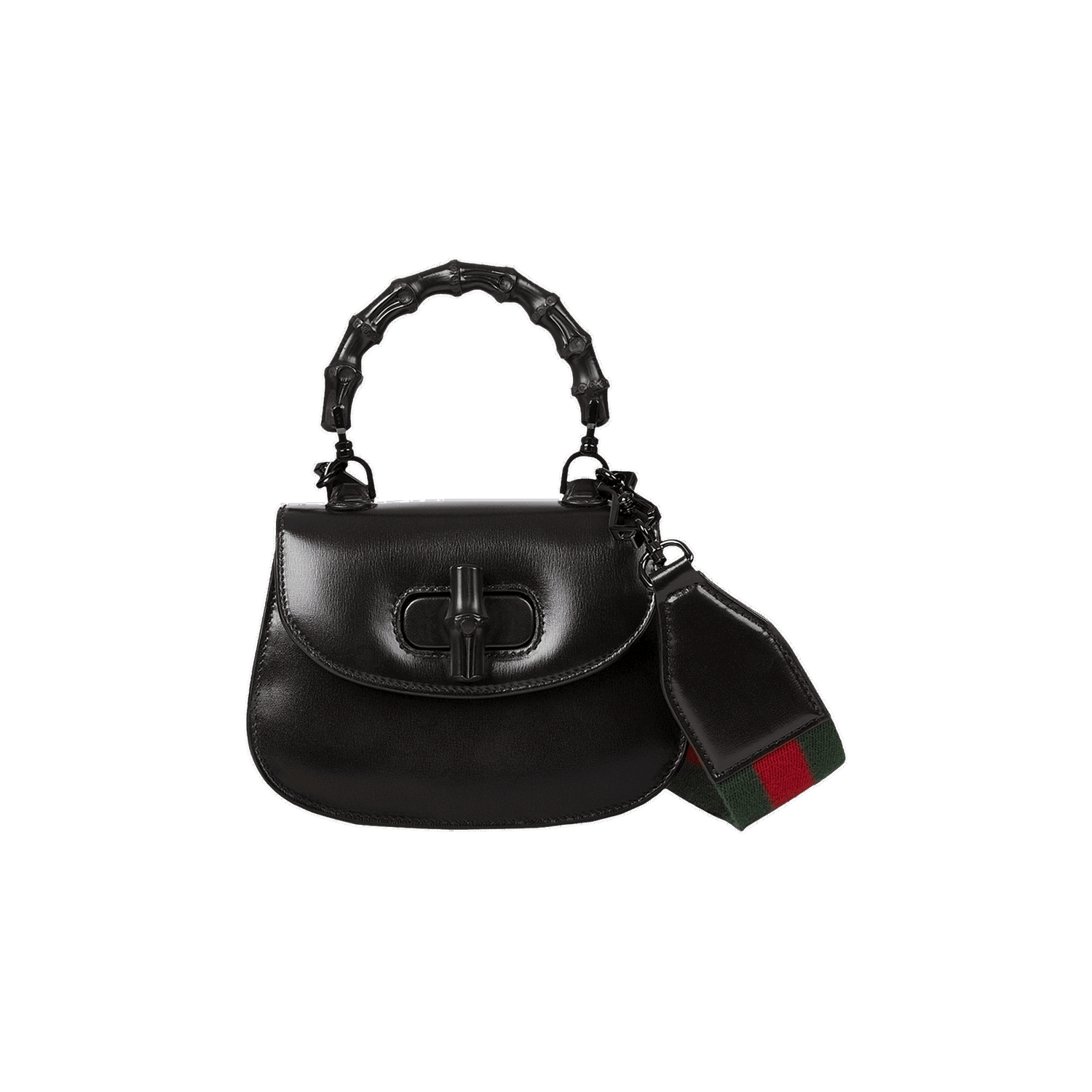 Дамска чанта Gucci Bamboo 1947 Mini Top Handle Bag Черно | 686864 10ODP 1060, 0