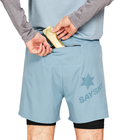 Къси панталони Saysky Saysky 2 in 1 Pace Shorts Синьо | nmrsh20c214, 2