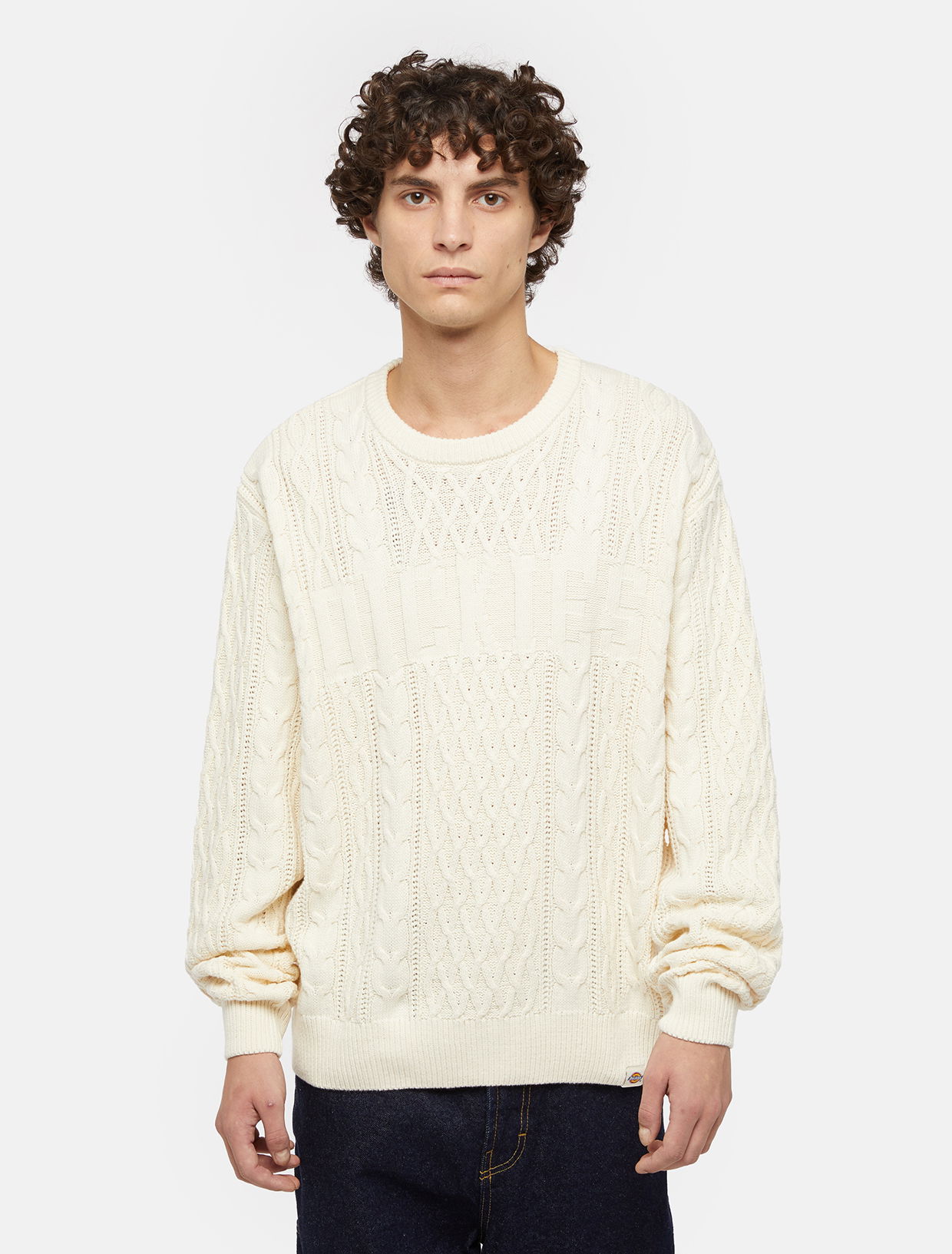 Пуловер Dickies Script Cable Jumper Man Бяло | 0A8647, 0