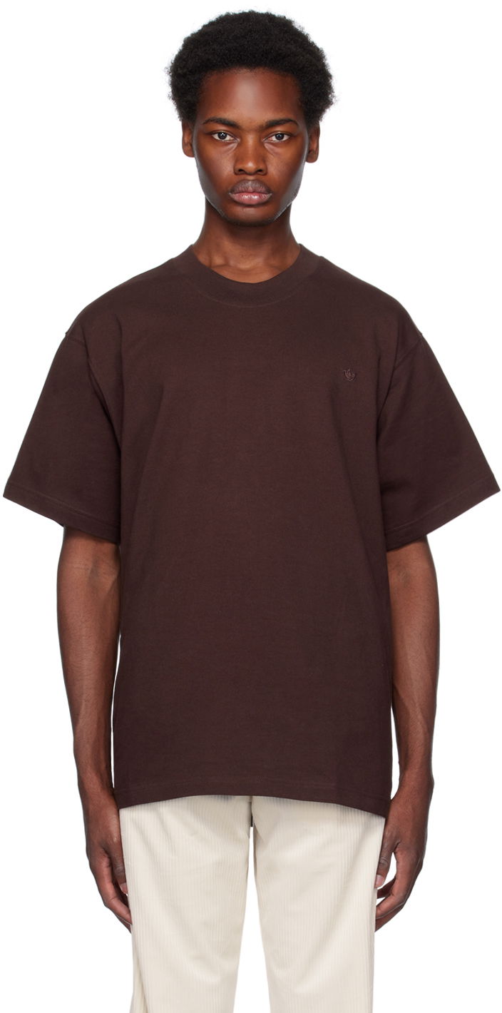 Тениска adidas Originals Embroidered T-Shirt Кафяво | IM4391, 0