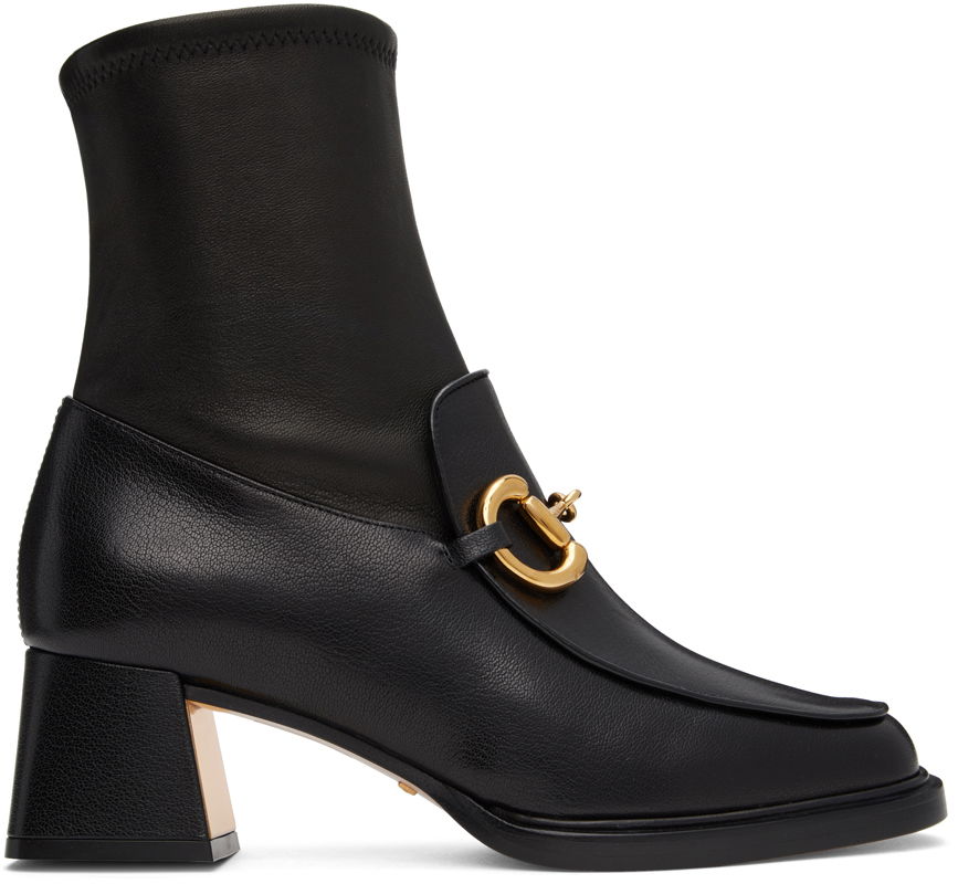 Кецове и обувки Gucci Horsebit Boots "Black" Черно | 719830 1DO50, 0