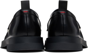 Кецове и обувки BOSS Hugo Brush-Off Leather Loafers Черно | 50541823, 1
