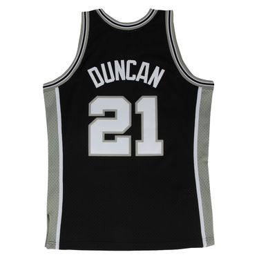 Фланелка Mitchell & Ness NBA Swingman Jersey San Antonio Spurs Tim Duncan Черно | SMJYGS18208-SASBLCK98TDU, 1